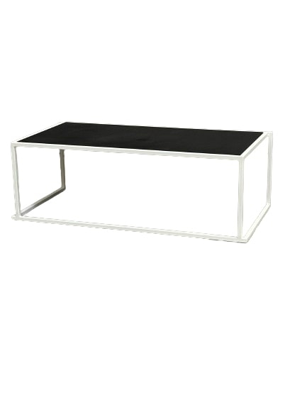 Quadrum 120x60x40 weiß/schwarz - Schwarz mieten bei JMT Deutschland