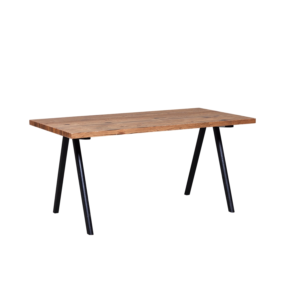 Clinton Table 160x80 schwarz/Wood mieten bei JMT Deutschland