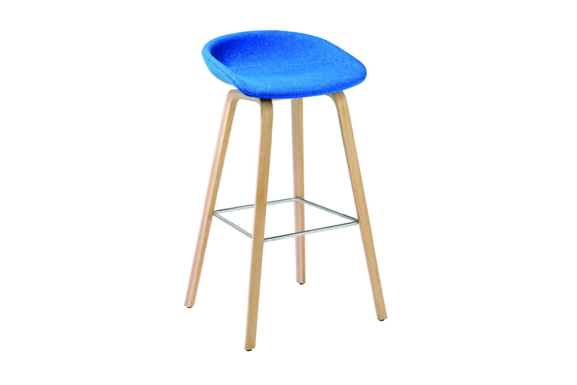 About a stool 33 Eiche - Blau mieten bei JMT Deutschland