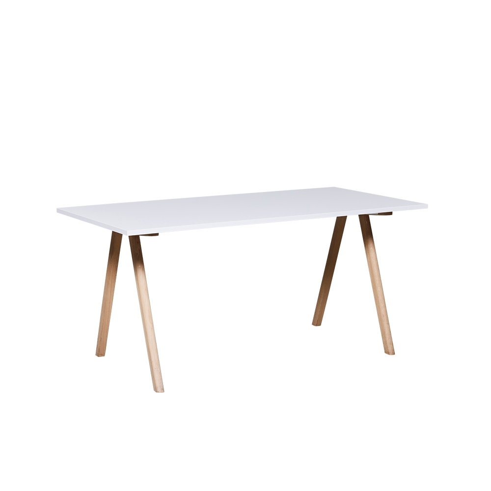 Clinton Table 160x80 Eiche/weiß mieten bei JMT Deutschland