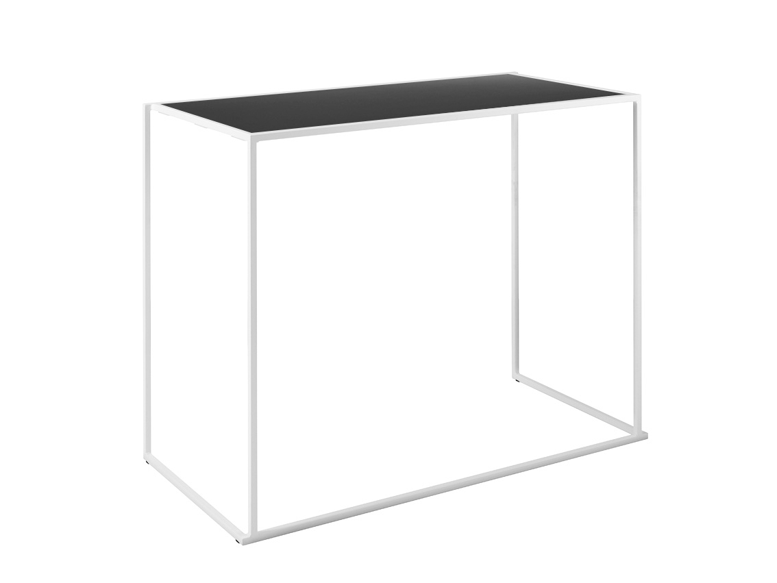 Quadrum 140x70x108 weiß/schwarz - Schwarz mieten bei JMT Deutschland