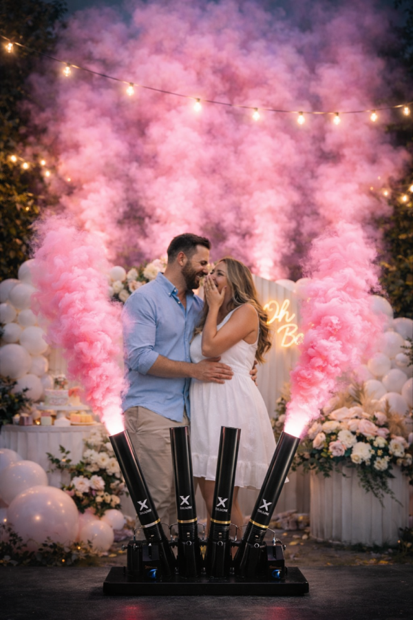 Gender-Reveal-Set Mini mieten bei LSD Ton- & Lichtverleih