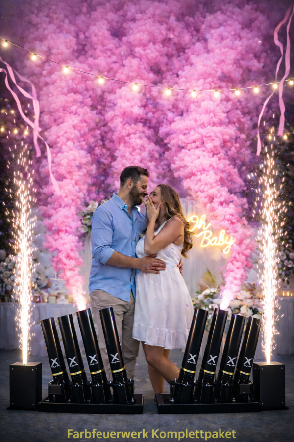 Gender-Reveal-Set Highlight mieten bei LSD Ton- & Lichtverleih