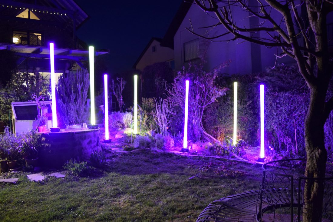 Akku Deko-Element Set 8er „Spot & Tube Set“ mieten bei LSD Ton- & Lichtverleih
