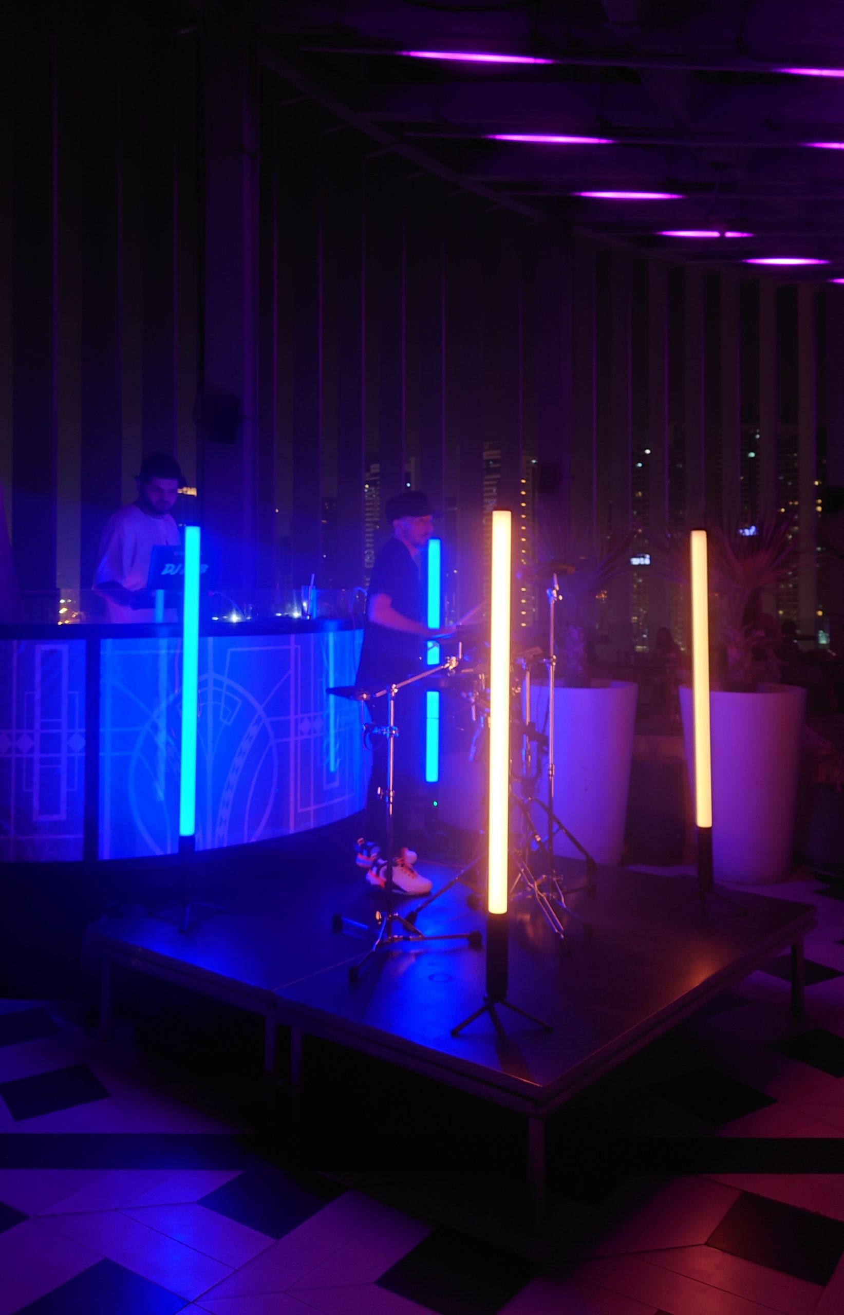 Akku-LED-Tube Ambiente-Paket (8 Stück) mieten bei LSD Ton- & Lichtverleih