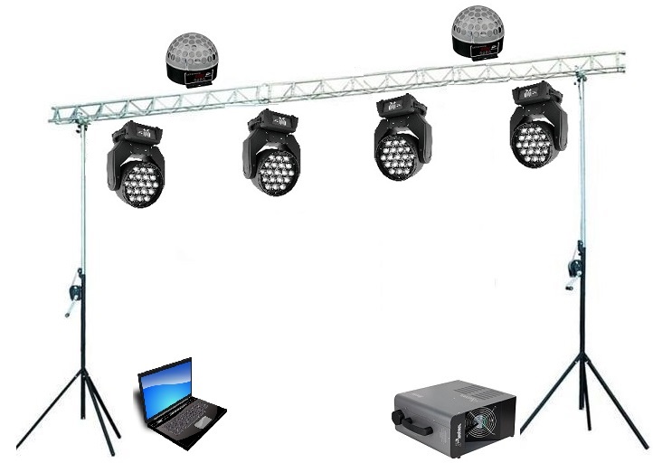 Lichtanlage „Lichtset 1a“ mieten bei LSD Ton- & Lichtverleih