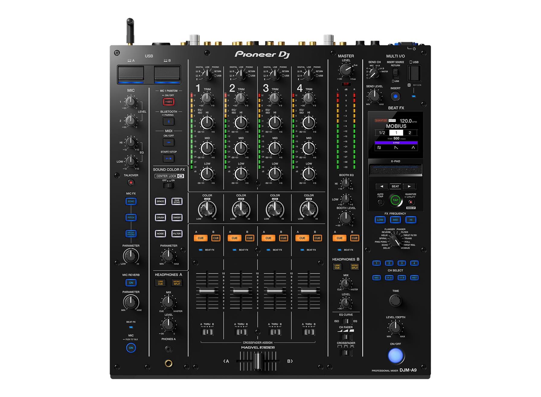 DJ Mixer Pioneer DJM A9 mieten bei LSD Ton- & Lichtverleih