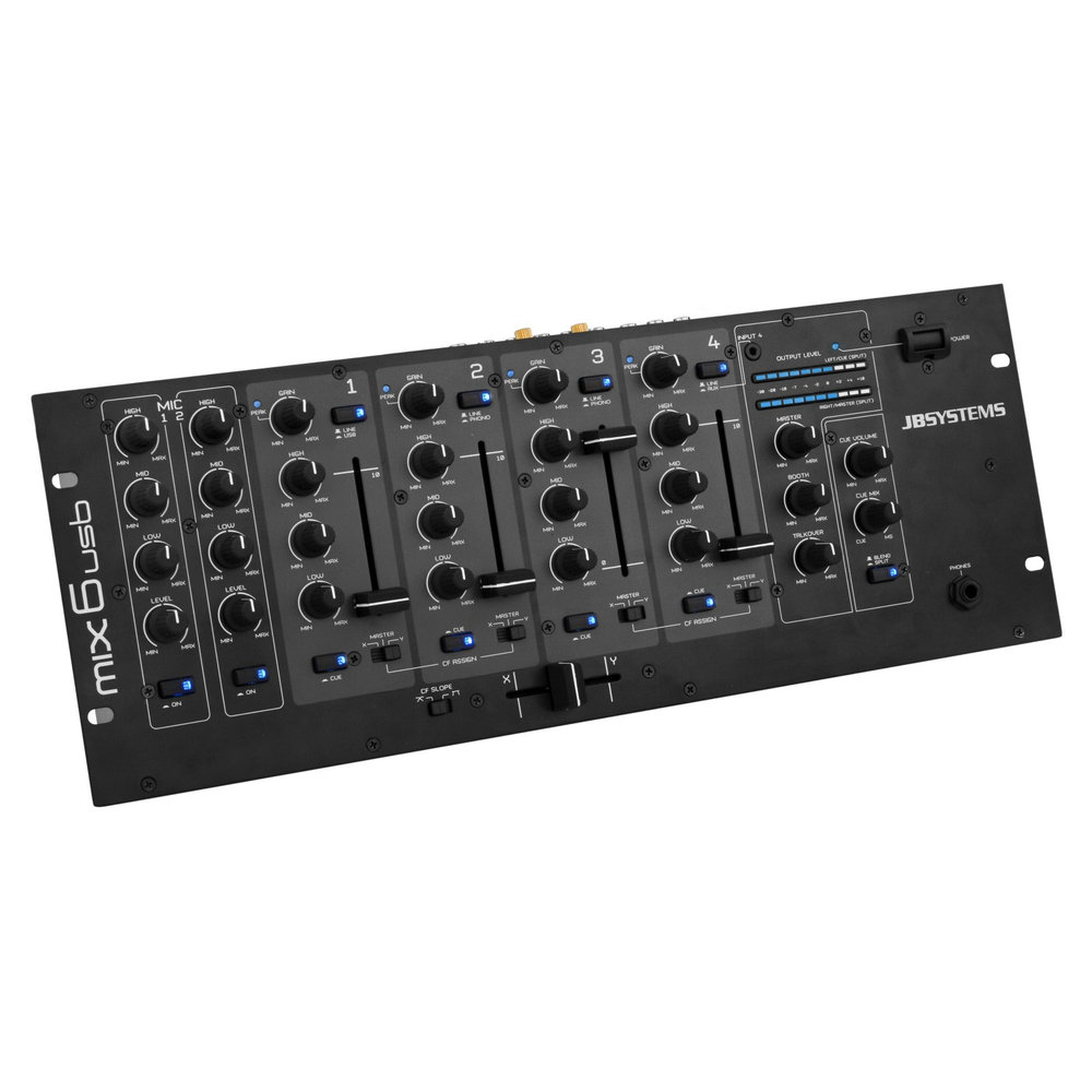 Mischpult JB-Systems Mix 6 USB mieten bei LSD Ton- & Lichtverleih