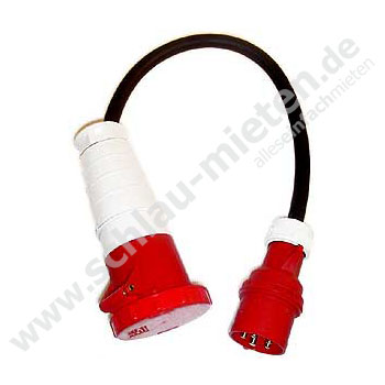 CEE 32 - CEE 63 Adapter IP44 mieten bei Schlau-Mieten.de