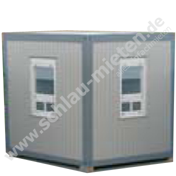 Kassencontainer 10ft 3 Fenster mieten bei Schlau-Mieten.de