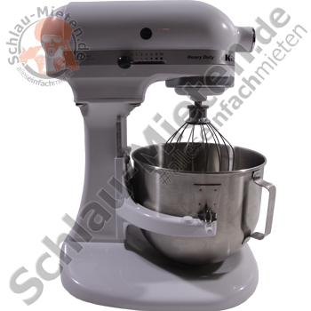 Küchenmaschine KitchenAid Heavy Duty 5KPM5 mit Schüsselheber mieten bei Schlau-Mieten.de