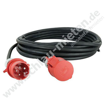 CEE 32A Kabel 25m mieten bei Schlau-Mieten.de