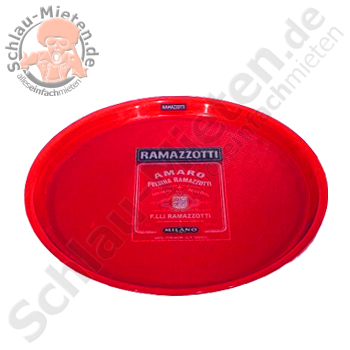 Gläsertablett rund Anti-Rutsch, ca. 35 cm mieten bei Schlau-Mieten.de