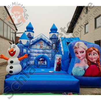 Hüpfburg 36m² Elsa und Olaf mieten bei Schlau-Mieten.de