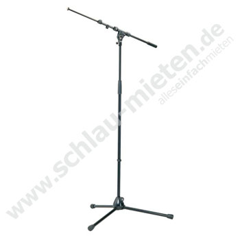 K&M 21021 Overhead-Mikrofonstativ schwarz mieten bei Schlau-Mieten.de