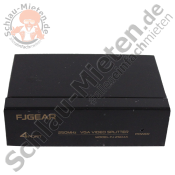 VGA Splitter 4fach mieten bei Schlau-Mieten.de