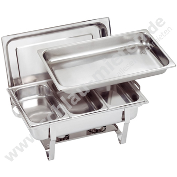 Reinigungspauschale pro Mieteinheit Chafing Dishes mieten bei Schlau-Mieten.de