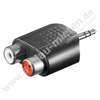 Cinch-Adapter Mono-Stereo mieten bei Schlau-Mieten.de