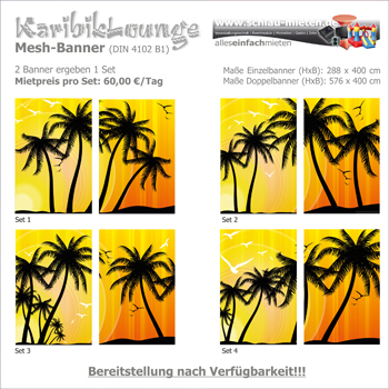 KaribikLounge Mesh mieten bei Schlau-Mieten.de