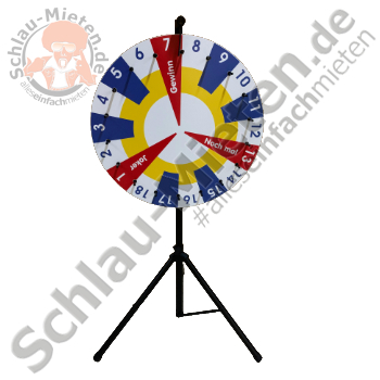 Glücksrad klassisch mieten bei Schlau-Mieten.de