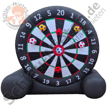 Fußball Dart / XXL-Dart aufblasbar mieten bei Schlau-Mieten.de