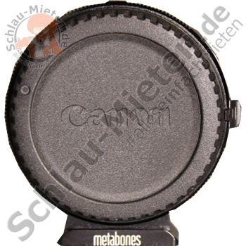 Objektivadapter Metabones Speed Booster Canon EF S an MFT mieten bei Schlau-Mieten.de