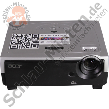 Acer PD 725P XGA-DLP-Projektor, 3.600 ANSI-Lumen mieten bei Schlau-Mieten.de