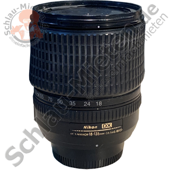 Objektiv Nikon AF-S DX NIKKOR mieten bei Schlau-Mieten.de
