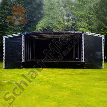 TrailerBühne X48 Rundbogen-Hängerbühne mieten bei Schlau-Mieten.de