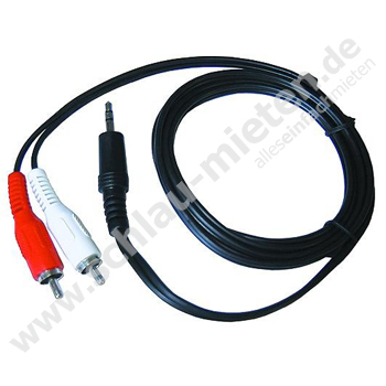 Cinch-Klinke-Patch 3,5"StereoKlinke mieten bei Schlau-Mieten.de
