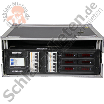 CEE 63A Verteilerkasten 19" digital mieten bei Schlau-Mieten.de