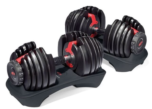 Bowflex Systemhanteln mieten – ersetzen 15 Hantelpaare, ab 16 € pro Woche – 2
