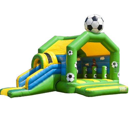 Hüpfburg Fußball Multiplay mieten bei Crypton Event