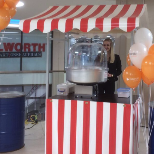 Zuckerwatte Stand mieten bei Crypton Event