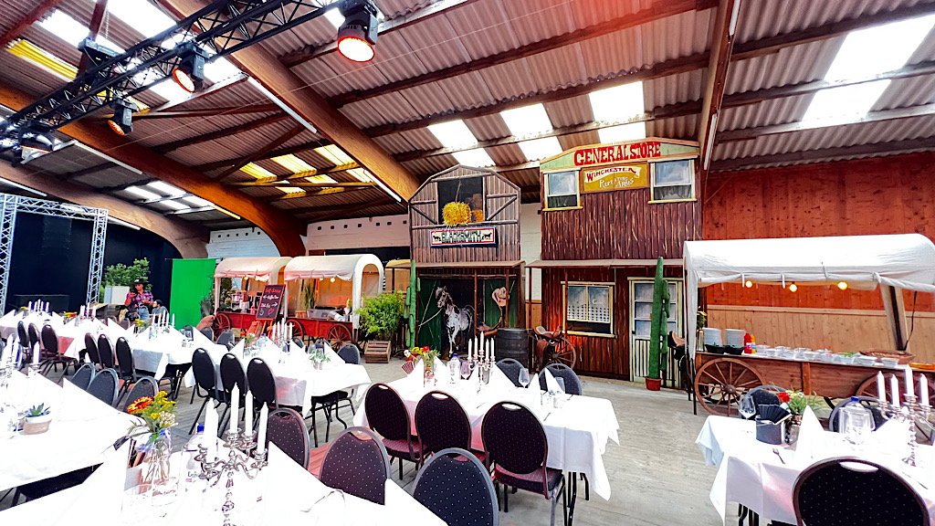 Westernstadt Kulissen mieten bei Crypton Event