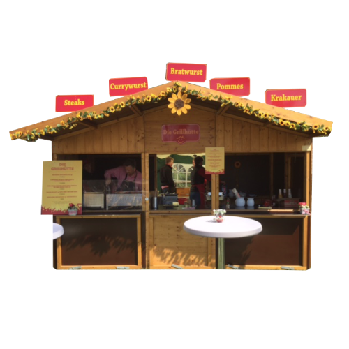 Grillhütte mieten bei Crypton Event