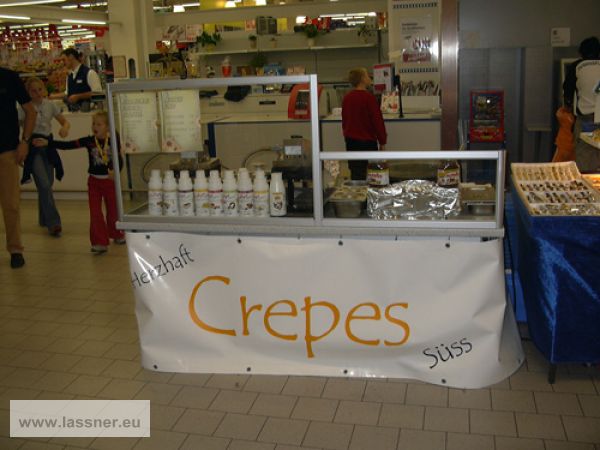Crêpesstand mit Personal (Elektro) mieten bei Lassner Catering & Eventausstatter