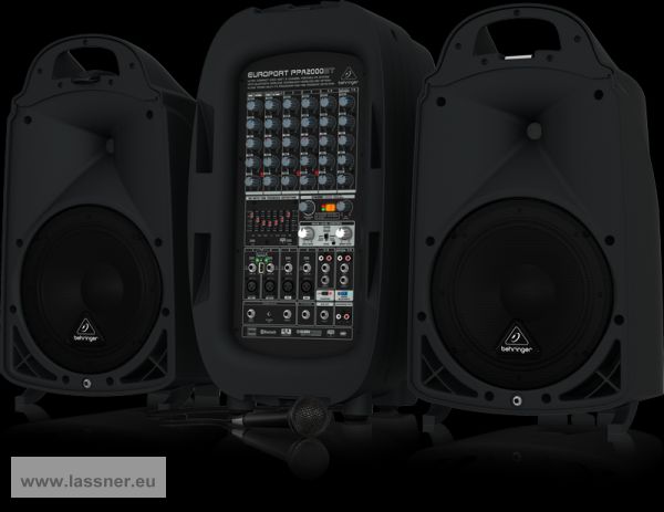 Mobile Musikanlage 2000 W mieten bei Lassner Catering & Eventausstatter