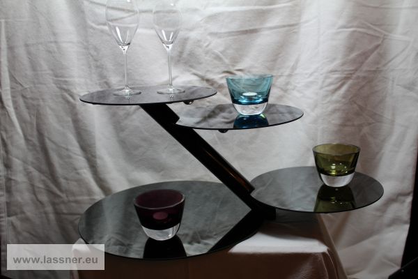 Etagere aus Spiegeln mieten bei Lassner Catering & Eventausstatter