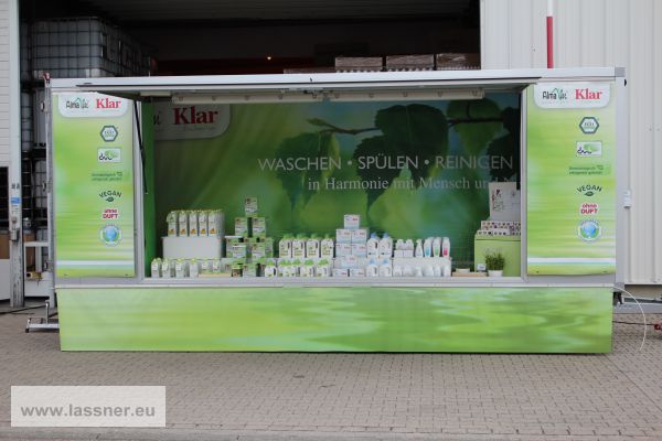 Verkaufswagen mobiler Messestand mieten bei Lassner Catering & Eventausstatter