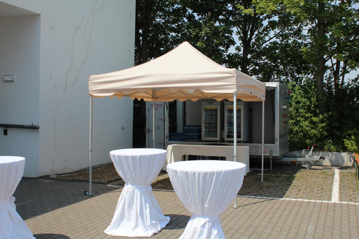 Mastertent weiss / creme 3m X 3m mieten bei Lassner Catering & Eventausstatter