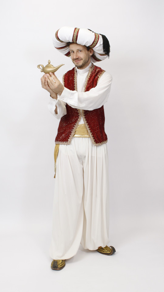 Aladin Outfit (Weste und Schärpe) mieten