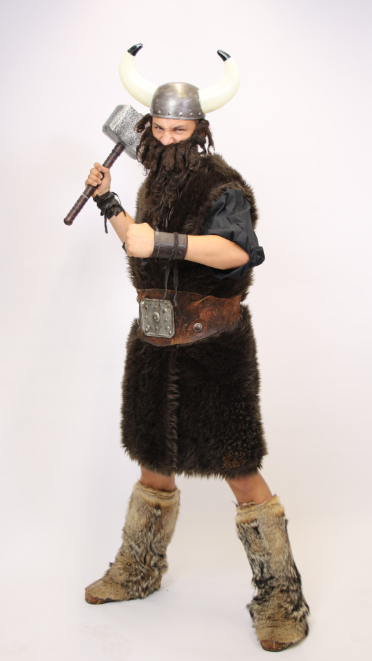 Thor – Donnergott – Wikinger Outfit (Weste und Gürtel) mieten
