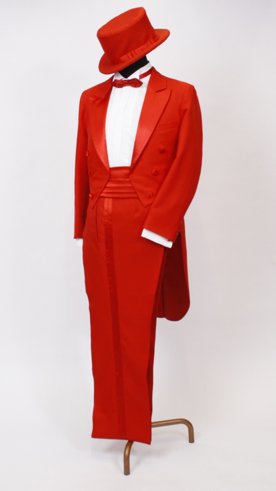 Frack Outfit – Herren – Rot (Frack und Fliege) mieten