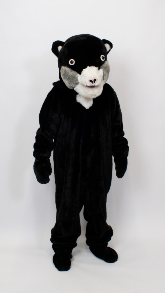 Dachs Outfit (Overall, Kopf, Gamaschen und Handschuhe) mieten