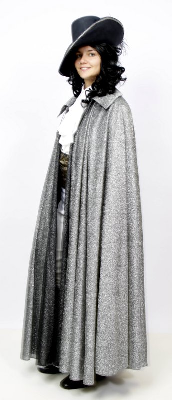 Rokoko – Hofdame Outfit (Cape und Hut) mieten