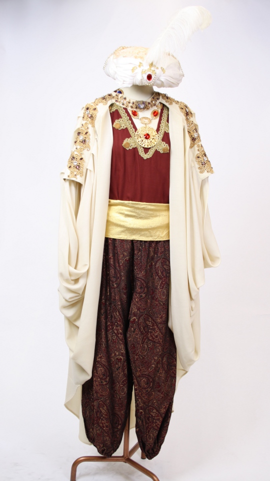 Heilige Drei Könige – Weihnachten – 5 (Hemd, Hose, Schärpe, Turban, Kette und Schnabelschu