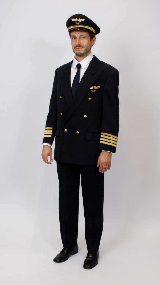 Pilot Uniform (Jacke und Schirmmütze) mieten