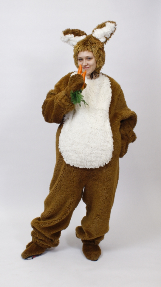 Hase Outfit (Overall, Mütze und Gamaschen) mieten