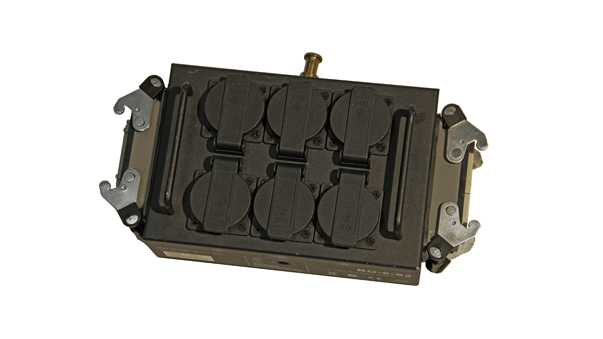 Botex – BO-6-S2 Powerbox 16pol Harting in/out Schuko mieten bei Tecstage